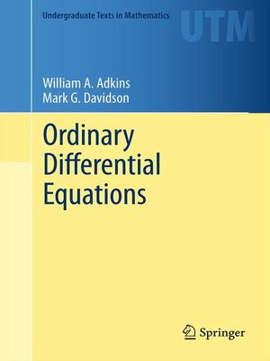 cover image of Ordinary Differential Equations
